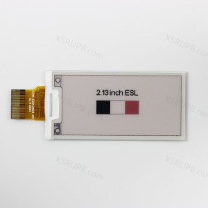 Hink-E0213A22-A0 212x104 2.13inch E-Ink Raw Display Panel Red Black White 3 Color e-Paper Compatible Raspberry Pi 4B/Arduino Screen