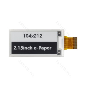2.13” E Ink Display 24pin HINK-E0213A208-A0 212×104 Black White SPI Electronic Paper Panel
