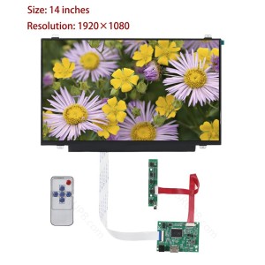 Portable Monitor DIY Kit 14 inch 1920x1080 LCD driver board for Raspberry Pi,PC Extended Display, Switch,Android Dev
