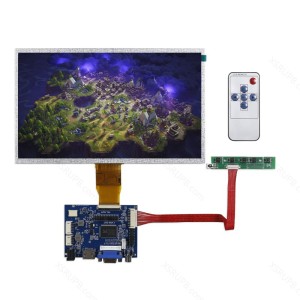 10.1 Inch 1024x600 LCD Display Screen 50-Pin TFT Monitor with HDMI VGA AV Driver Board for Raspberry Pi 5/4, Banana Pi, Orange Pi